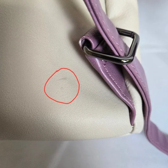 Loungefly Harry Potter Floral Deathly Hollows Mini Backpack, Cream Purple - Picture 5 of 16